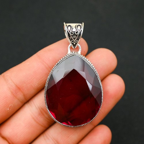 Garnet quartz gemstone 925 - quartz,