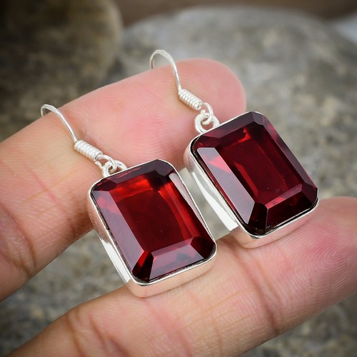 Red garnet gemstone 925 - red,